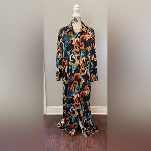 Chico's Long Sleeve Maxi Dress